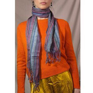 Jalsu Uma 100% ALPACA Fair Trade Hand-Loom Woven Scarf from Bolivia